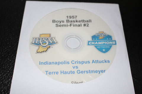 1957 Indiana High School Basketball Semi-Final #2 DVD