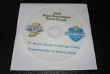 1958 Indiana High School Basketball Semi-Finals DVD - Vintage Indy Sports
