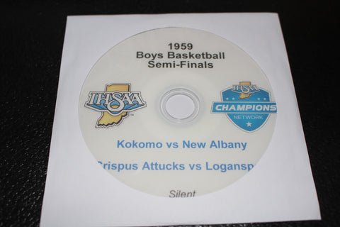 1959 Indiana High School Basketball Semi-Finals DVD