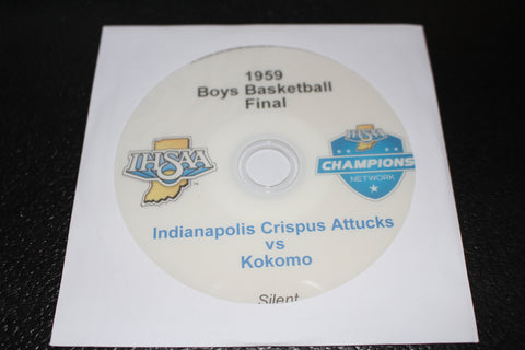 1959 Indiana High School Basketball Final DVD