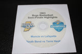 1963 Indiana High School Basketball Semi-Finals DVD - Vintage Indy Sports