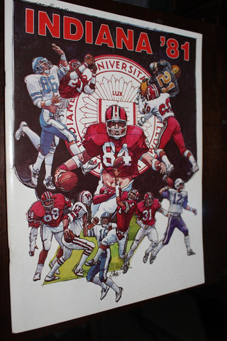 1981 Indiana University Football Media Guide