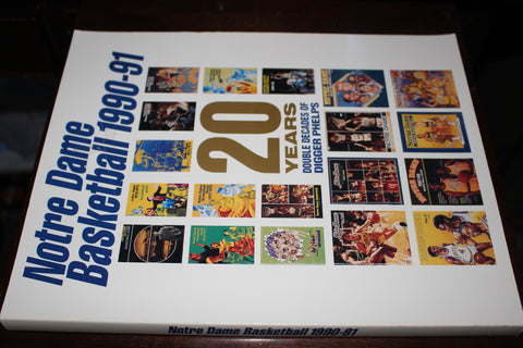 1990-91 Notre Dame Basketball Media Guide