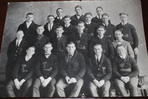 1936 Lebanon, Indiana High School Basketball Team Photo