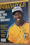 1985 Indianapolis Monthly Magazine Autographed by Wayman Tisdale - Vintage Indy Sports