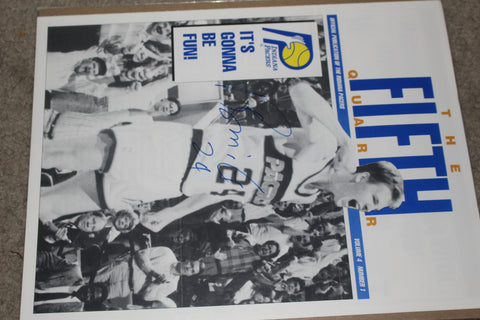 1989-90 Rik Smits Autographed Indiana Pacers Newsletter