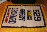 Bob Leonard Indiana Pacers SGA Banner - Vintage Indy Sports