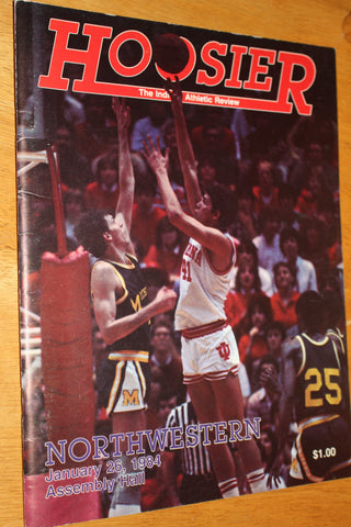 1984 Indiana University vs Northwestern Basketball Program