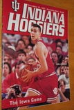 1997 Indiana University vs Iowa Basketball Program - Vintage Indy Sports