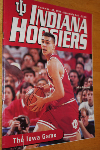 1997 Indiana University vs Iowa Basketball Program