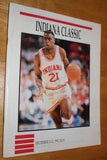 1992 Indiana Classic Indiana University Basketball Program, Autographed - Vintage Indy Sports