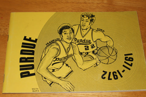 1971-72 Purdue University Basketball Media Guide