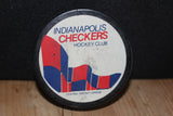 Indianapolis Checkers Hockey 1980's SGA Marathon Puck