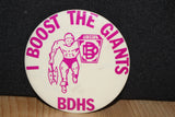 Ben Davis Giants High School Boosters Pinback Button - Vintage Indy Sports