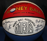 Indiana Pacers Autographed ABA Money Ball - Vintage Indy Sports