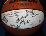 Hoosiers Gym Movie Players Autographed Basketball - Vintage Indy Sports