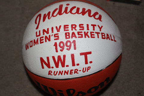 1991 Indiana University Women's NWIT Runner Up Trophy Basketball