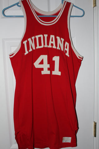 Butch Carter Game Used Indiana University Basketball Jersey