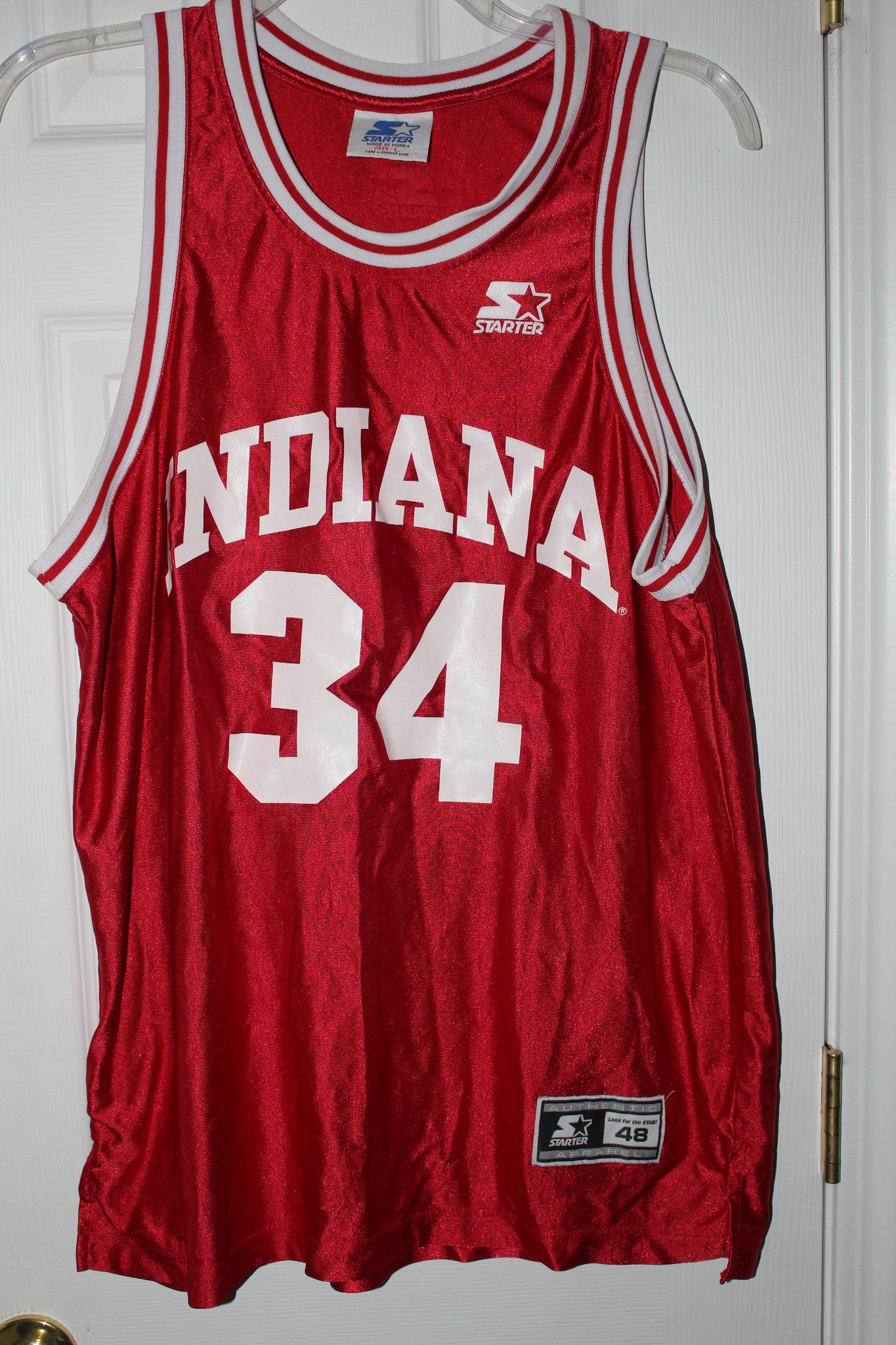 Vintage 90's Starter Indiana University Baseball Jersey 