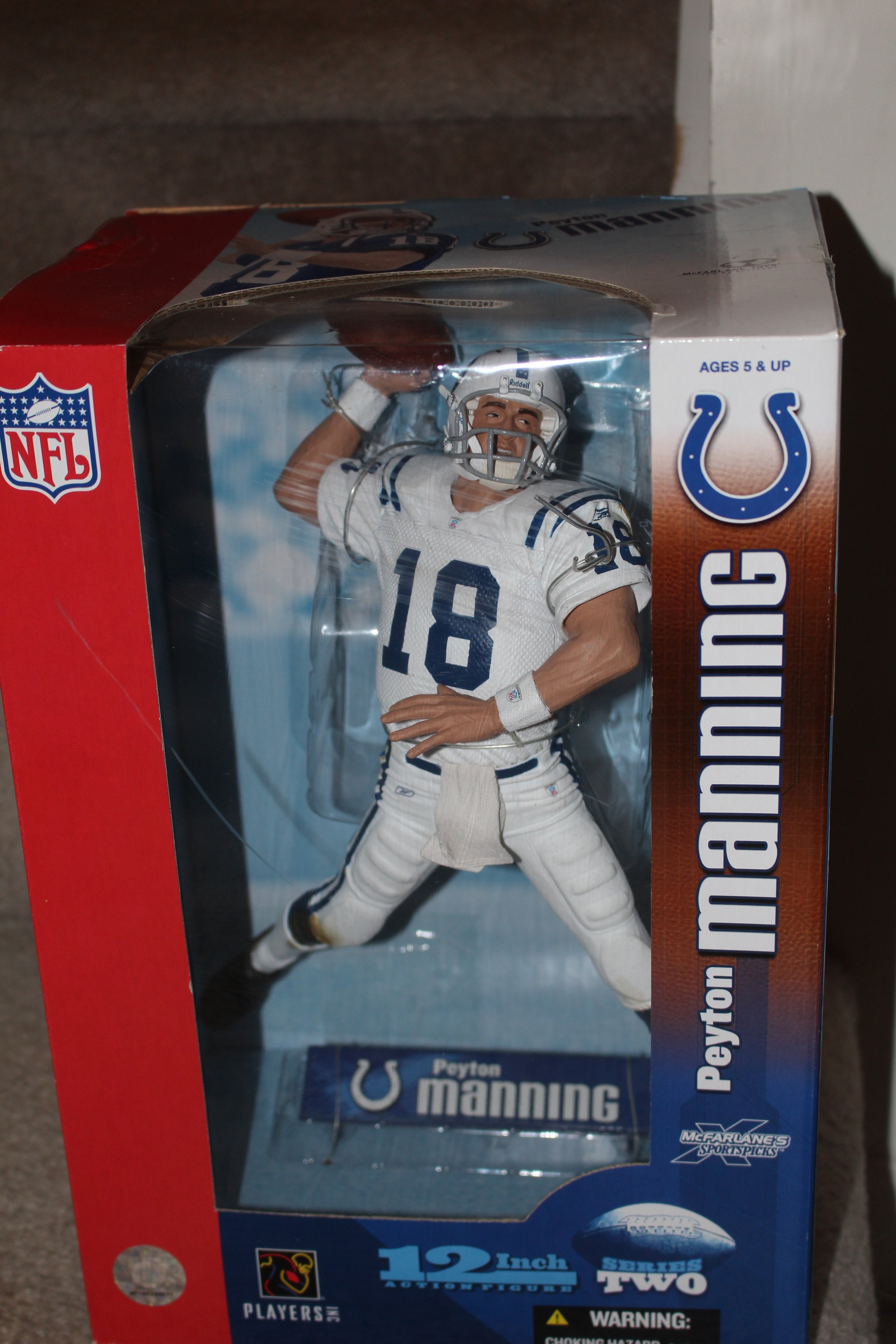 Peyton Manning Series 2 White Jersey McFarlane 12 Inch Figurine