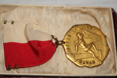 1929 Wisconsin High School 440 YD State Champion Medal - Vintage Indy Sports