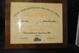 1985 Uwe Blab Indiana University Academic All America Basketball Award - Vintage Indy Sports