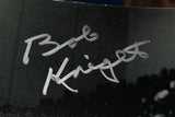 Bob Knight Autographed Chair Throw 11x17 Photo, Steiner COA - Vintage Indy Sports