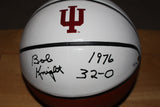 Bob Knight Autographed Limited Edition Basketball 1976 32-0 - Vintage Indy Sports
