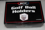 BCW Golf Ball Holders, Box of 6, New, Sealed - Vintage Indy Sports