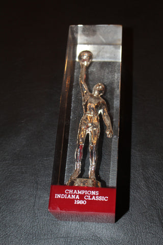 1980 Indiana Classic Basketball Player's Trophy