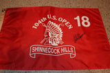 Retief Goosen Autographed 2004 U.S. Open Flag Shinnecock Hills - Vintage Indy Sports