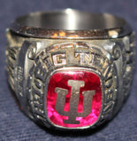 1980 Indiana University Big Ten Basketball Champions Ring - Vintage Indy Sports