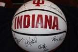 1981 Indiana University Basketball Team Signed Basketball - Vintage Indy Sports