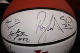 1981 Indiana University Basketball Team Signed Basketball - Vintage Indy Sports