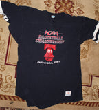 Vintage 1981 Indiana University NCAA Basketball Champions T-Shirt - Vintage Indy Sports