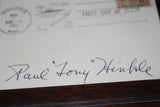 1961 Paul "Tony" Hinkle Autographed FDC - Vintage Indy Sports