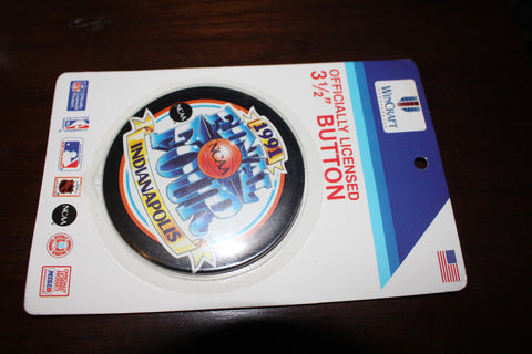 1991 Indianapolis NCAA Final Four Pinback Button, New in Package