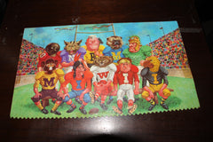 Vintage Big Ten Conference Oversized Postcard - Vintage Indy Sports