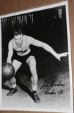 John Wooden Autographed Purdue Basketball Photo