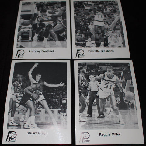 (11) 1987-88 Indiana Pacers Press Photos, Reggie Miller Rookie