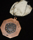 1920's Indiana High School Swimming 100 M Freestyle State Champions Medal - Vintage Indy Sports
