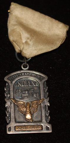 1941 Indiana High School Track & Field 880 Relay Championship Medal