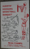 1976 Indiana University Basketball Banquet Program, NCAA Champs - Vintage Indy Sports