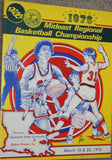 1976 NCAA Mideast Regional Basketball Program, Indiana University - Vintage Indy Sports