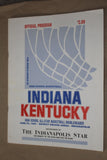 1985 Indiana vs Kentucky H.S. Basketball All Star Game Program - Vintage Indy Sports