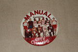 1982-83 Indianapolis Manual City Champs Photo Button - Vintage Indy Sports