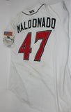 Martin Maldanado Indianapolis Indians Game Used Baseball Jersey