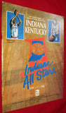 1995 Indiana vs Kentucky High School Basketball All Star Game Program - Vintage Indy Sports