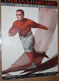 1927 Indiana vs Harvard Football Program, Branch McCracken - Vintage Indy Sports