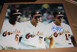 Davey Johnson Autographed 16x20 Photo, 3x Gold Glove Inscription - Vintage Indy Sports